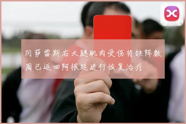 冈萨雷斯右大腿肌肉受伤将缺阵数周已返回阿根廷进行恢复治疗